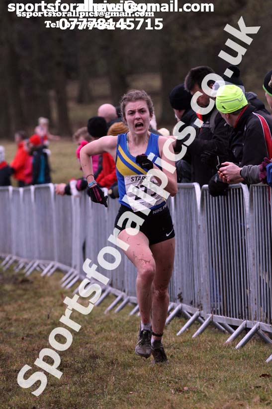 Senior women, 2018 Northern Cross Country Champs., Harewood House, Leeds. Photo: David T. Hewitson/Sports for All Pics